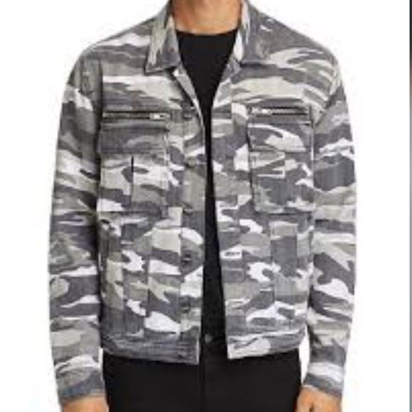 nANA judy Other - Nana Judy camo denim men jacket zip up pockets M